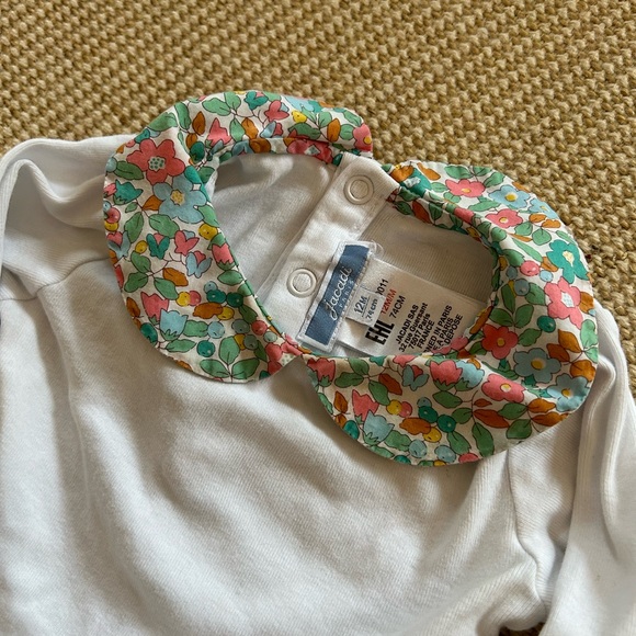 Liberty print Jacadi overall set for 12 month - Picture 3 of 7